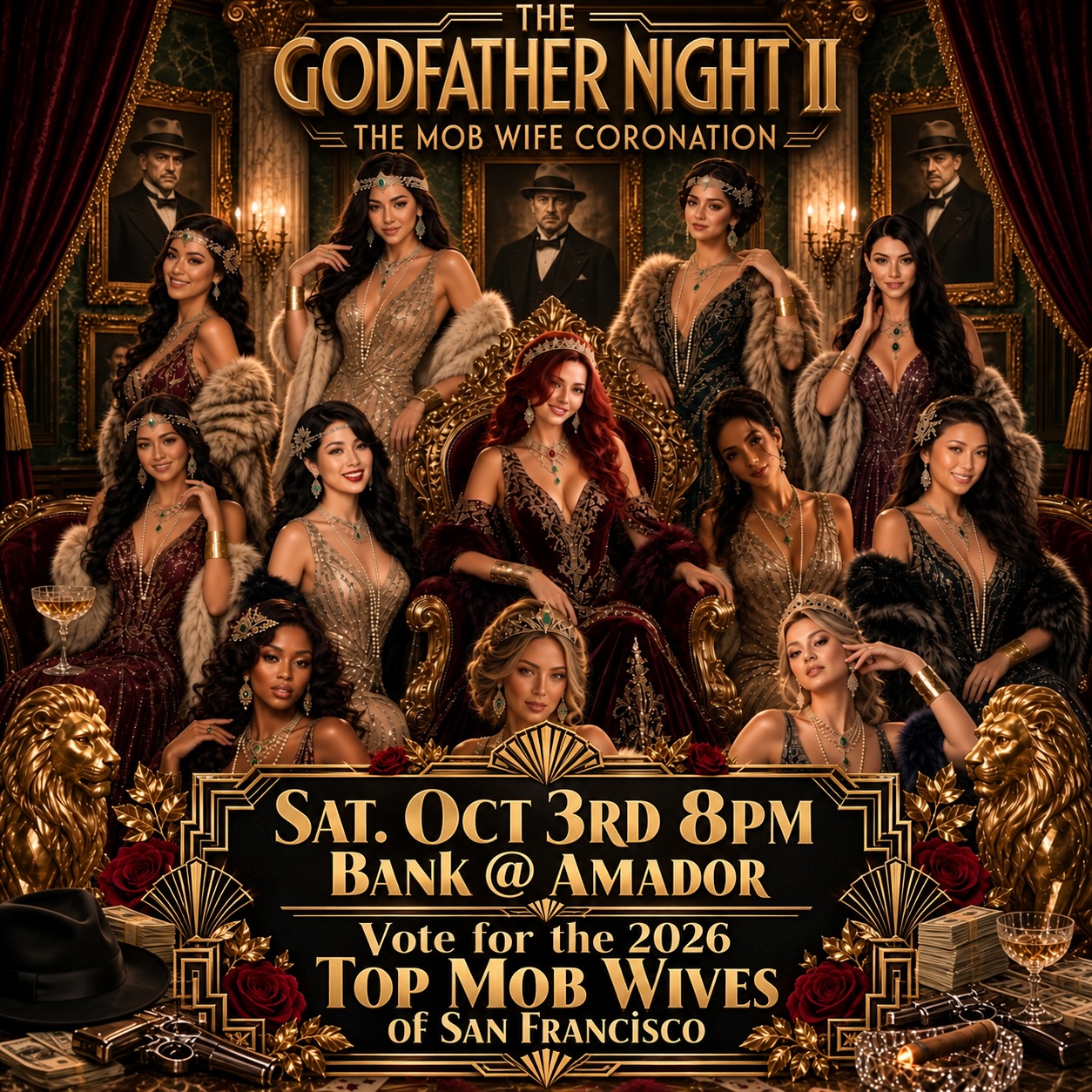 Godfather Night II — October 3, 2026 at 8 PM, Bank at Amador